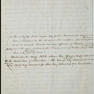 a page of handwritten text