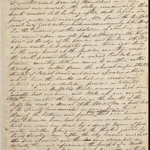 a page of handwritten text