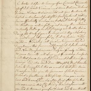 a page of handwritten text