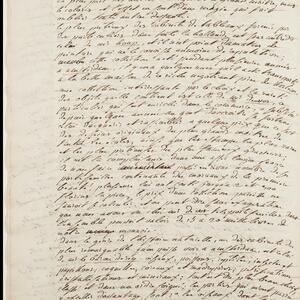 a page of handwritten text