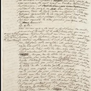 a page of handwritten text