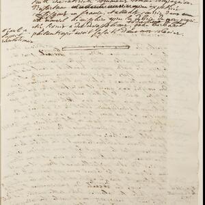 a page of handwritten text