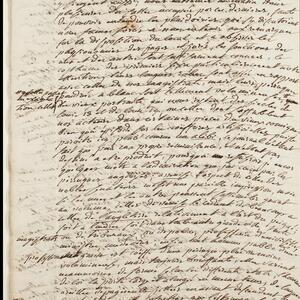 a page of handwritten text