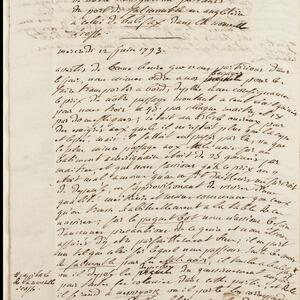 a page of handwritten text