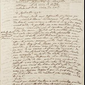 a page of handwritten text