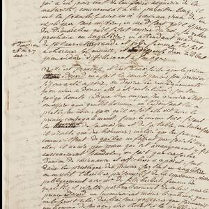 a page of handwritten text