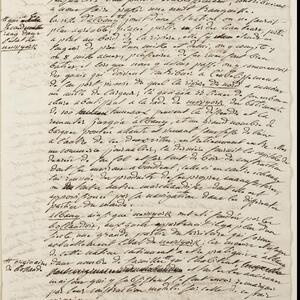 a page of handwritten text