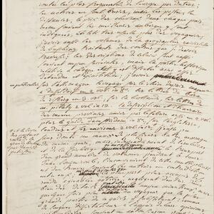 a page of handwritten text