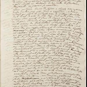 a page of handwritten text