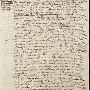 a page of handwritten text