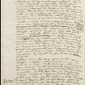 a page of handwritten text