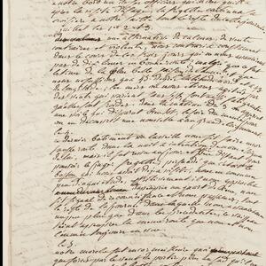 a page of handwritten text