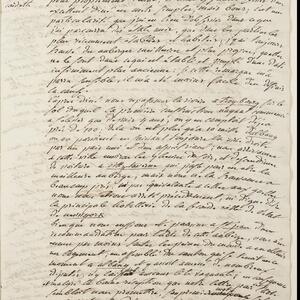 a page of handwritten text