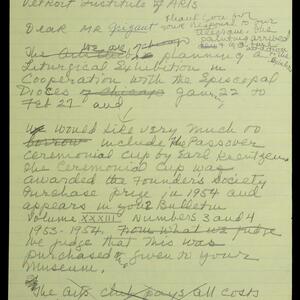 a page of handwritten text