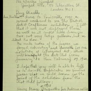 a page of handwritten text