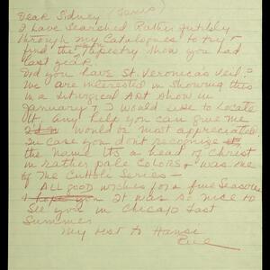 a page of handwritten text