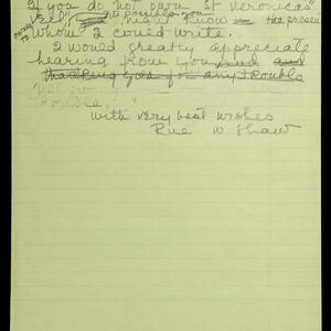 a page of handwritten text