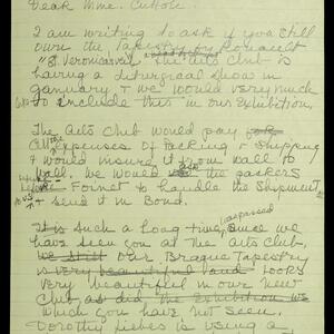 a page of handwritten text