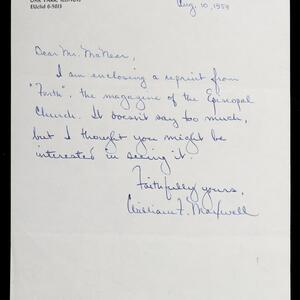 a page of handwritten text