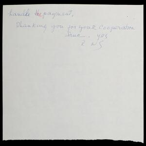 a page of handwritten text