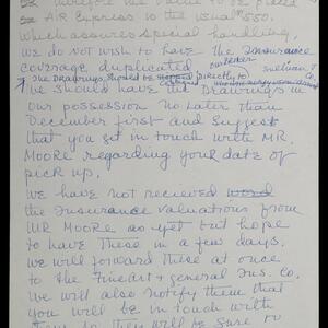 a page of handwritten text