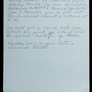 a page of handwritten text