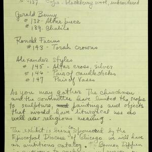 a page of handwritten text
