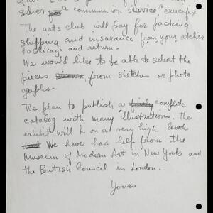 a page of handwritten text