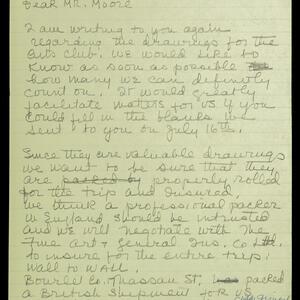 a page of handwritten text