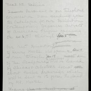 a page of handwritten text