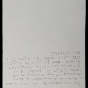 a page of handwritten text