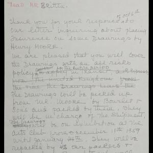 a page of handwritten text