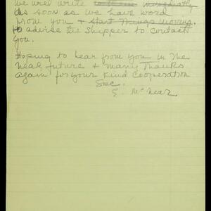 a page of handwritten text
