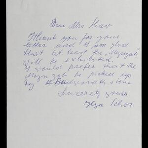 a page of handwritten text