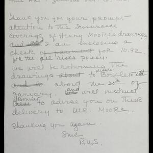 a page of handwritten text