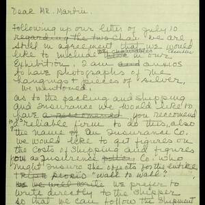a page of handwritten text