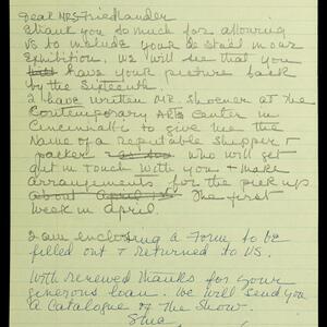 a page of handwritten text
