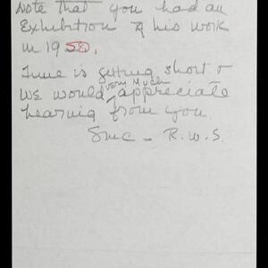 a page of handwritten text