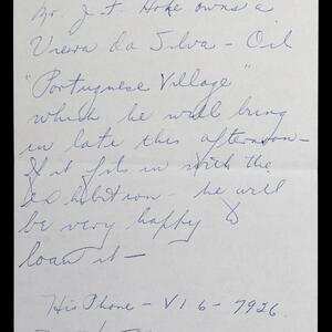 a page of handwritten text