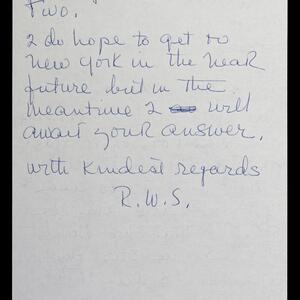 a page of handwritten text