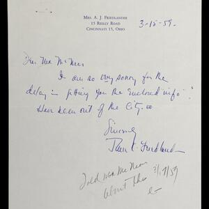 a page of handwritten text