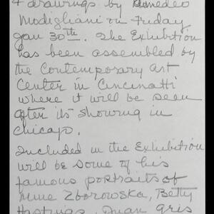 a page of handwritten text
