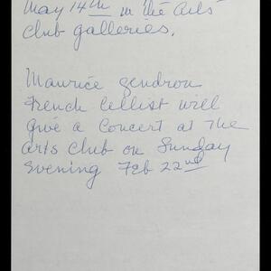 a page of handwritten text