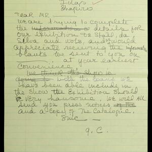a page of handwritten text