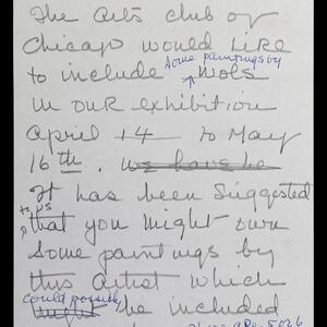 a page of handwritten text