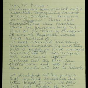 a page of handwritten text