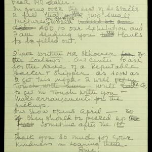 a page of handwritten text