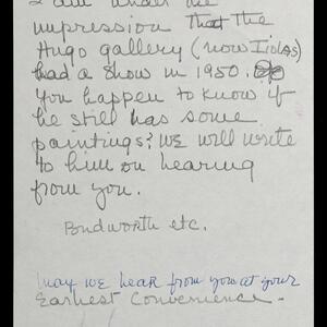a page of handwritten text