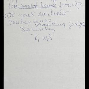 a page of handwritten text