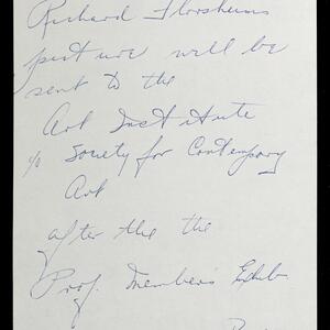 a page of handwritten text